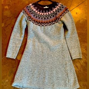 Sweater Dress with Beautiful Colorwork